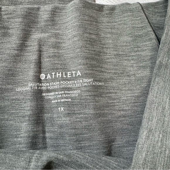 Athleta Salutation Stash High-Rise 7/8 Tights - Picture 3 of 5